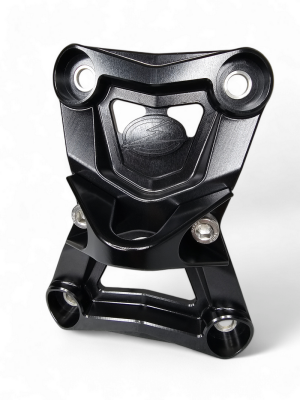 Polaris RZR Pro R Radius Rod Plate - Rear - Elektric Off Road - Billet Anodized - Black - `22-`25